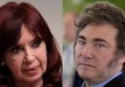Cristina Kirchner critica a Javier Milei y le advierte: "Pegá un volantazo porque te vas a poner el país de sombrero"