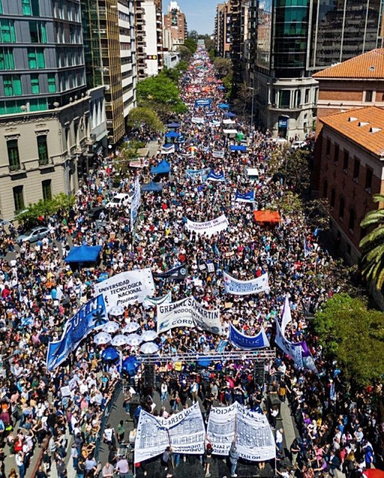 ¡Basta de Miseria y Ajuste! Córdoba se Levanta en Defensa de la Universidad Pública Frente al Saqueo de Milei