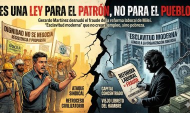 "Es una ley para el patrón, no para el pueblo": Gerardo Martínez desnudó el fraude de la reforma laboral de Milei