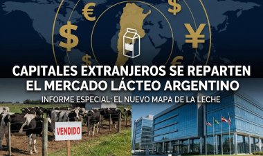Otra entrega de nuestra soberanía alimentaria: Capitales extranjeros se reparten el mercado lácteo argentino