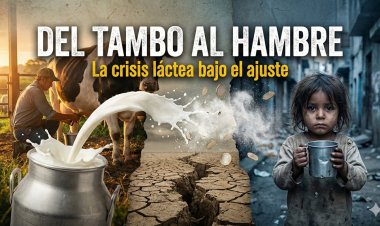 Del tambo al hambre: La crisis láctea bajo el ajuste
