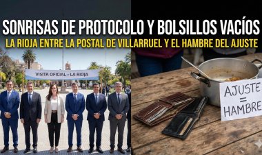 Sonrisas de protocolo y bolsillos vacíos: La Rioja entre la postal de Villarruel y el hambre del ajuste