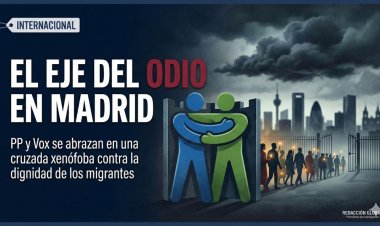 El eje del odio en Madrid: PP y Vox se abrazan en una cruzada xenófoba contra la dignidad de los migrantes