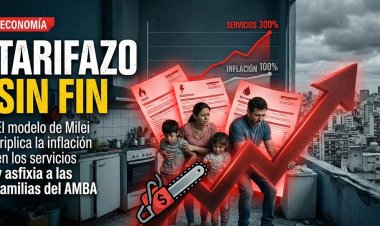 Tarifazo sin fin: El modelo de Milei triplica la inflación en los servicios y asfixia a las familias del AMBA