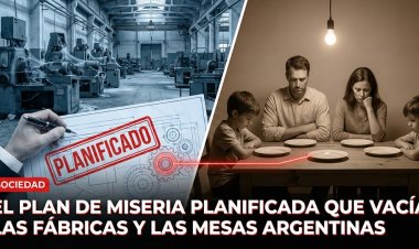 El plan de miseria planificada que vacía las fábricas y las mesas argentinas