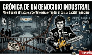 Crónica de un genocidio industrial: Milei liquida el trabajo argentino para ofrendar el país al capital financiero