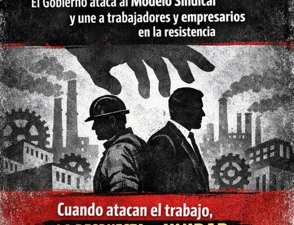 La "libertad" de desfinanciar: el Gobierno ataca al Modelo Sindical y une a trabajadores y empresarios en la resistencia