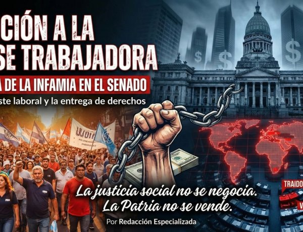 Traición a la clase trabajadora: El mapa de la infamia en el Senado tras el ajuste laboral