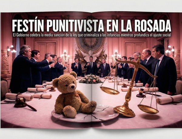 Festín Punitivista en la Rosada: El Gobierno celebra la media sanción de la ley que criminaliza a las infancias mientras profundiza el ajuste social