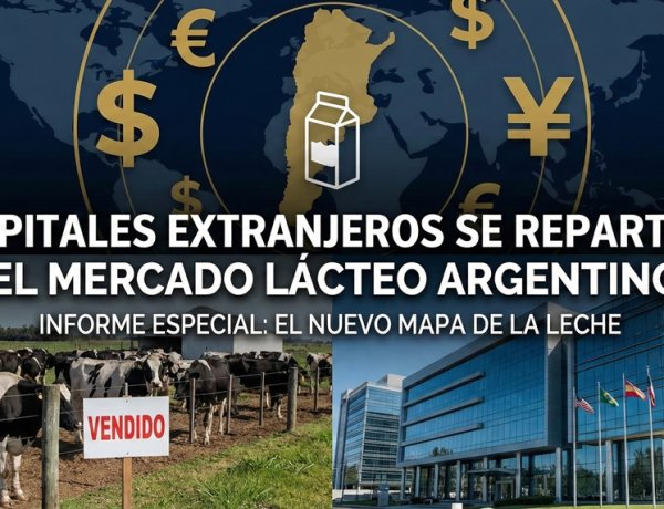 Otra entrega de nuestra soberanía alimentaria: Capitales extranjeros se reparten el mercado lácteo argentino