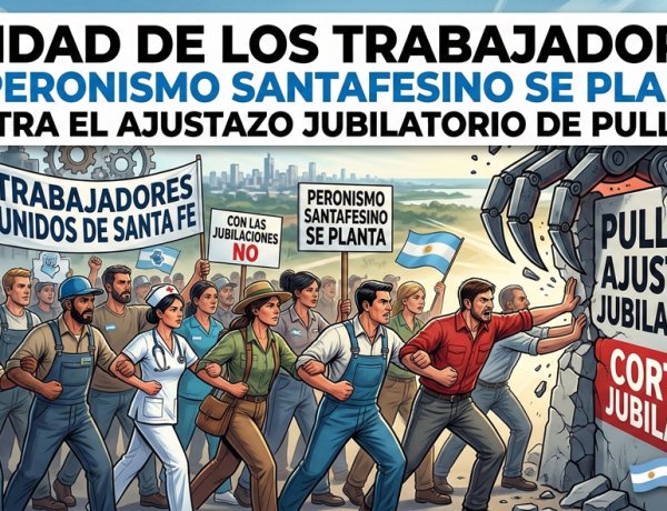 Unidad de los trabajadores: El Peronismo santafesino se planta contra el ajustazo jubilatorio de Pullaro