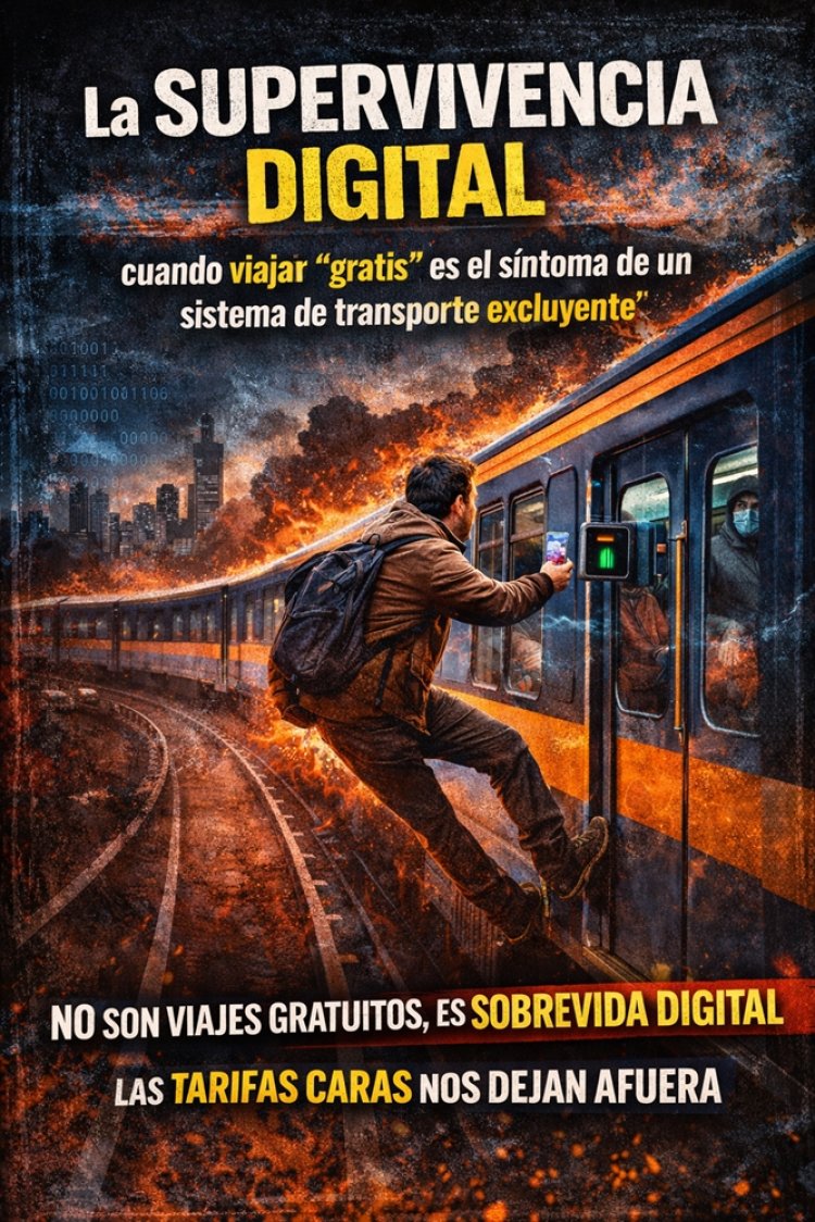 La supervivencia digital: cuando viajar "gratis" es el síntoma de un sistema de transporte excluyente