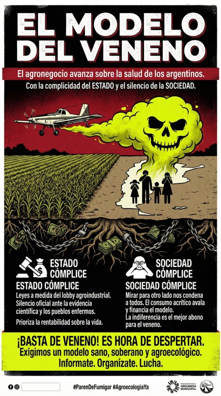 El Modelo del Veneno: El agronegocio avanza sobre la salud de los argentinos con la complicidad del Estado