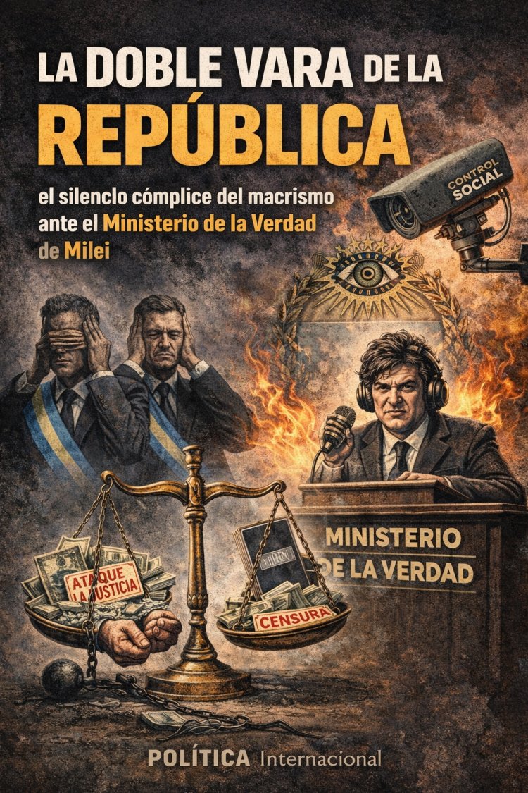 La doble vara de la "República": el silencio cómplice del macrismo ante el Ministerio de la Verdad de Milei