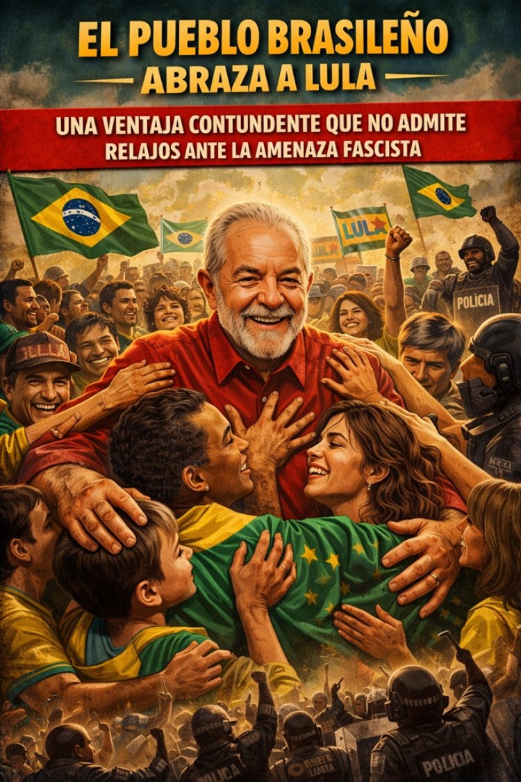El Pueblo Brasileño Abraza a Lula: Una ventaja contundente que no admite relajos ante la amenaza fascista
