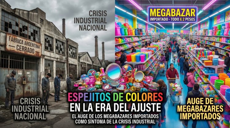 Espejitos de colores en la era del ajuste: el auge de los megabazares importados como síntoma de la crisis industrial