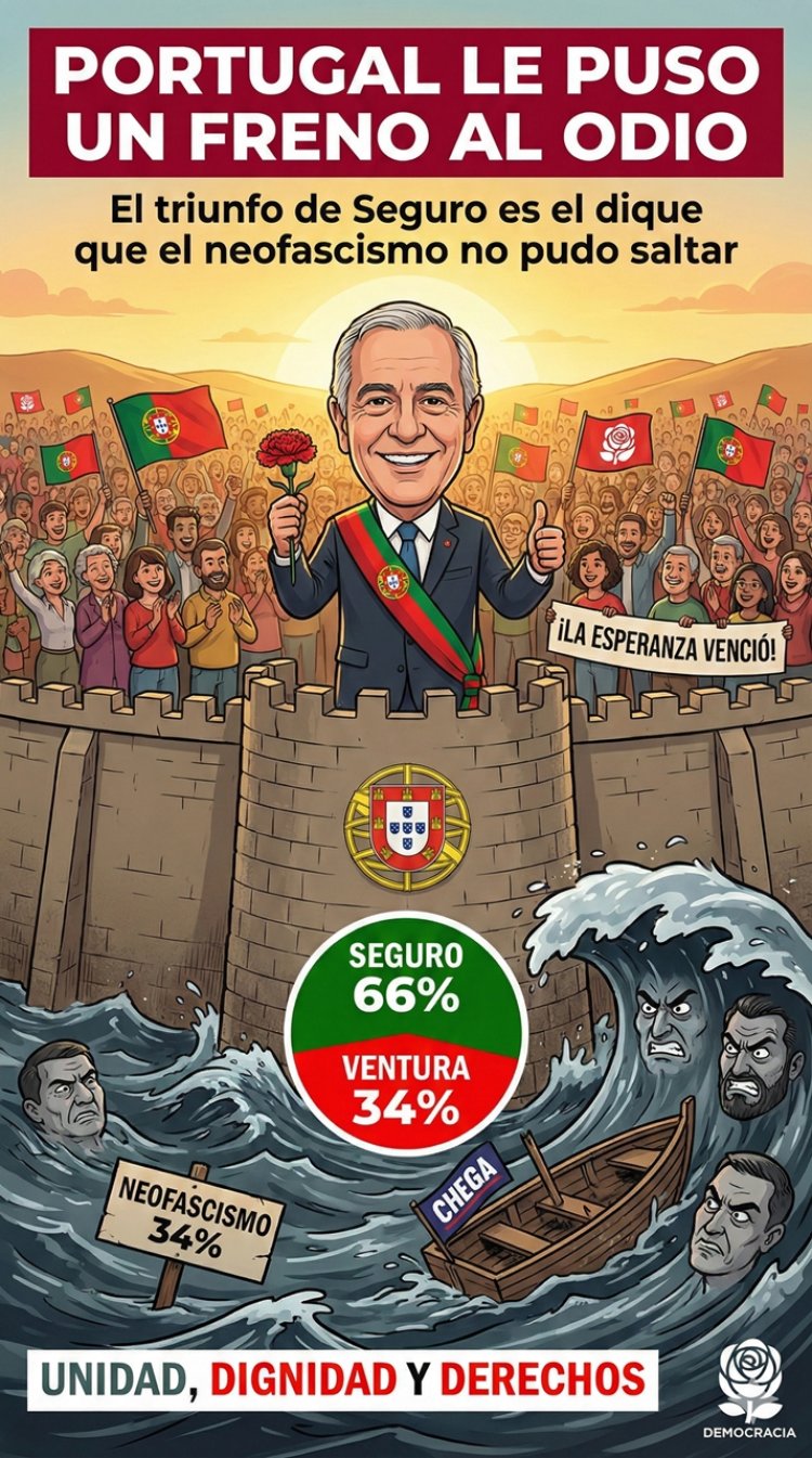 Portugal le puso un freno al odio: El triunfo de Seguro es el dique que el neofascismo no pudo saltar