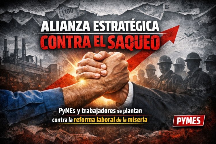 Alianza estratégica contra el saqueo: Pymes y trabajadores se plantan contra la reforma laboral de la miseria
