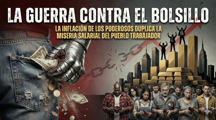 La guerra contra el bolsillo: La inflación de los poderosos duplica la miseria salarial del pueblo trabajador