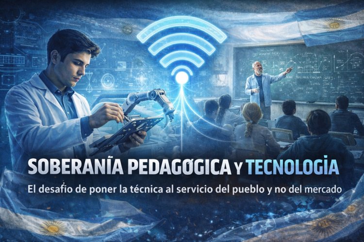 Soberanía pedagógica y tecnología: El desafío de poner la técnica al servicio del pueblo y no del mercado