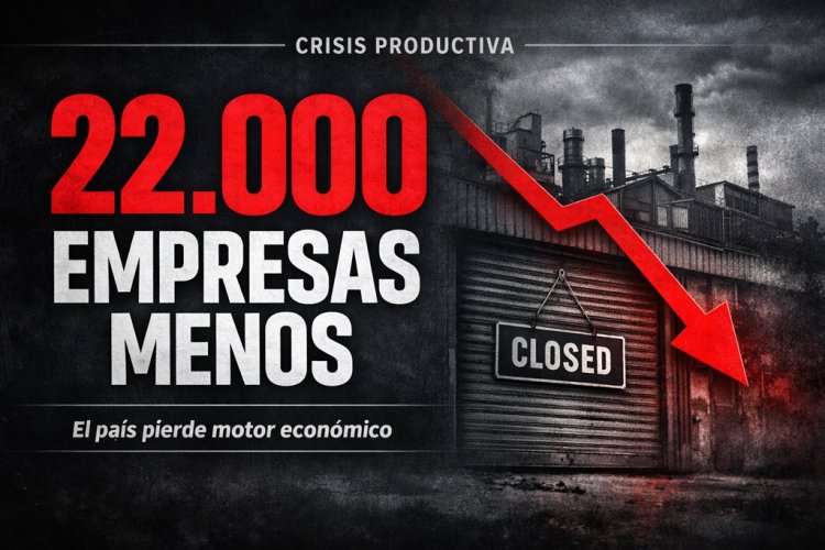 Tierra arrasada: El modelo de Milei ya se cargó 22.000 empresas y desangra la producción nacional