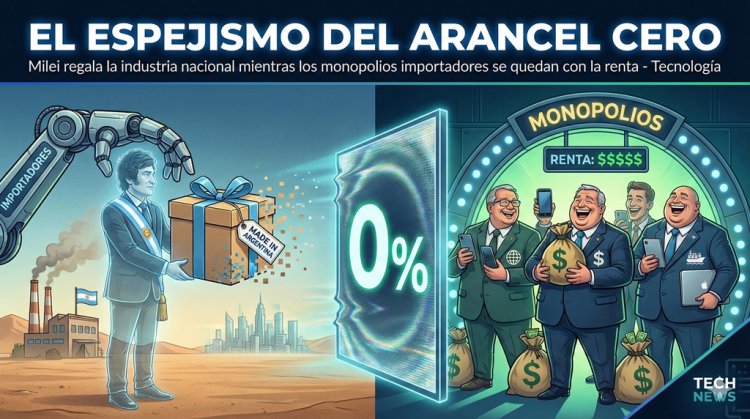 El espejismo del "arancel cero": Milei regala la industria nacional mientras los monopolios importadores se quedan con la renta