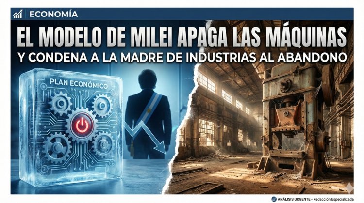 El modelo de Milei apaga las máquinas y condena a la "Madre de Industrias" al abandono