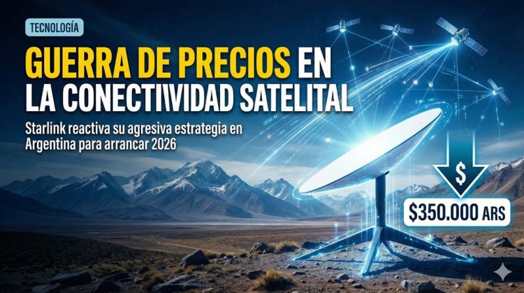Guerra de precios en la conectividad satelital: Starlink reactiva su agresiva estrategia en Argentina para arrancar 2026