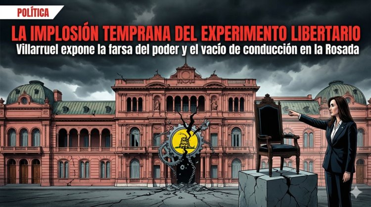La implosión temprana del experimento libertario: Villarruel expone la farsa del poder y el vacío de conducción en la Rosada