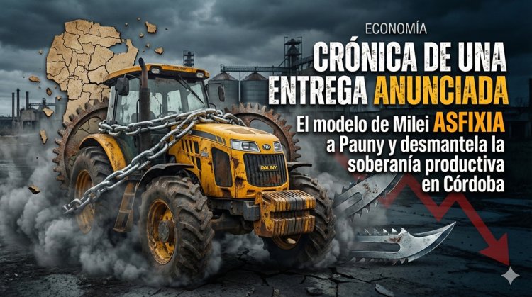 Crónica de una entrega anunciada: El modelo de Milei asfixia a Pauny y desmantela la soberanía productiva en Córdoba