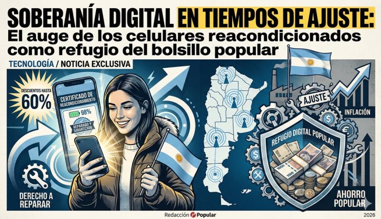 Soberanía Digital en tiempos de ajuste: El auge de los celulares reacondicionados como refugio del bolsillo popular