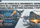 Debate de fondo en el Movimiento: Entre la urgencia de la unidad y la construcción de un programa para el retorno nacional y popular