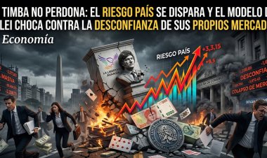 La timba no perdona: el Riesgo País se dispara y el "modelo" de Milei choca contra la desconfianza de sus propios mercados