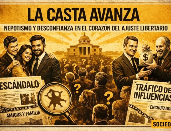 La casta avanza: Nepotismo y desconfianza en el corazón del ajuste libertario