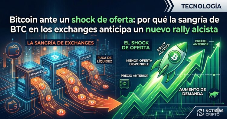 Bitcoin ante un "shock de oferta": por qué la sangría de BTC en los exchanges anticipa un nuevo rally alcista