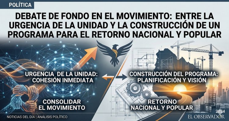 Debate de fondo en el Movimiento: Entre la urgencia de la unidad y la construcción de un programa para el retorno nacional y popular