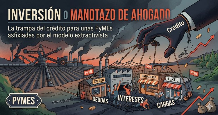 ¿Inversión o Manotazo de Ahogado? La trampa del crédito para unas PyMEs asfixiadas por el modelo extractivista