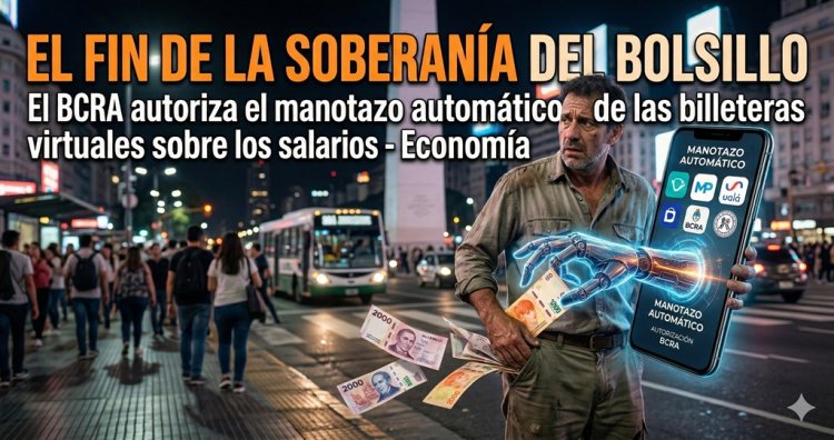 ¿El fin de la soberanía del bolsillo? El BCRA autoriza el "manotazo" automático de las billeteras virtuales sobre los salarios