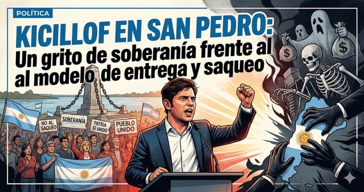 Kicillof en San Pedro: Un grito de soberanía frente al modelo de entrega y saqueo