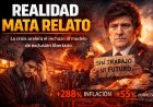 Realidad mata relato: El desplome económico acelera el rechazo popular al modelo de exclusión de Milei