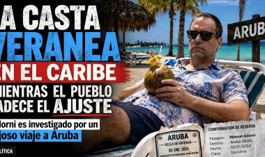 La casta veranea en el Caribe: mientras el pueblo padece el ajuste, Adorni es investigado por un lujoso viaje a Aruba