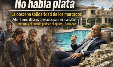 ¿No había plata? La obscena "solidaridad" de los mercados: Adorni suma dólares prestados para su mansión mientras el pueblo padece el ajuste