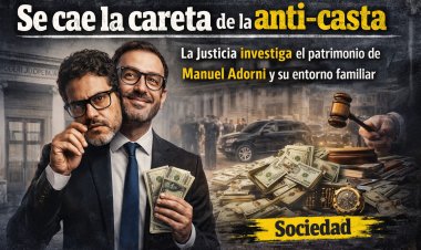 Se cae la careta de la "anti-casta": La Justicia investiga el patrimonio de Manuel Adorni y su entorno familiar
