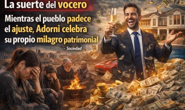 La "suerte" del vocero: Mientras el pueblo padece el ajuste, Adorni celebra su propio "milagro" patrimonial