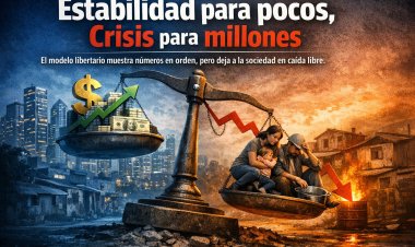 La moneda en el aire de la hegemonía libertaria: estabilidad financiera vs. fragilidad social