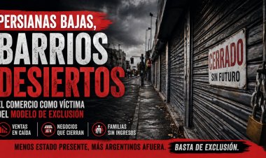 Persianas bajas y barrios desiertos: el comercio como víctima del modelo de exclusión