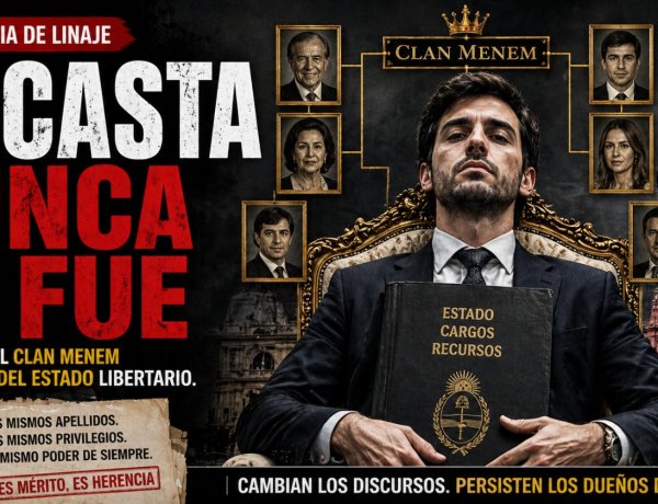 Meritocracia de linaje: El retorno del clan Menem y la captura del Estado "libertario"