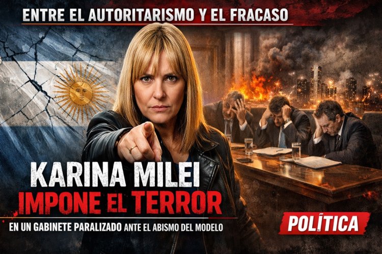Entre el autoritarismo y el fracaso: Karina Milei impone el "terror" en un gabinete paralizado ante el abismo del modelo