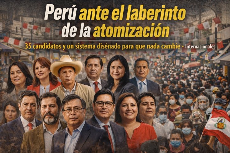 Perú ante el laberinto de la atomización: 35 candidatos y un sistema diseñado para que nada cambie