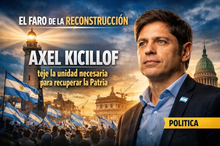 El Faro de la Reconstrucción: Axel Kicillof teje la unidad necesaria para recuperar la Patria